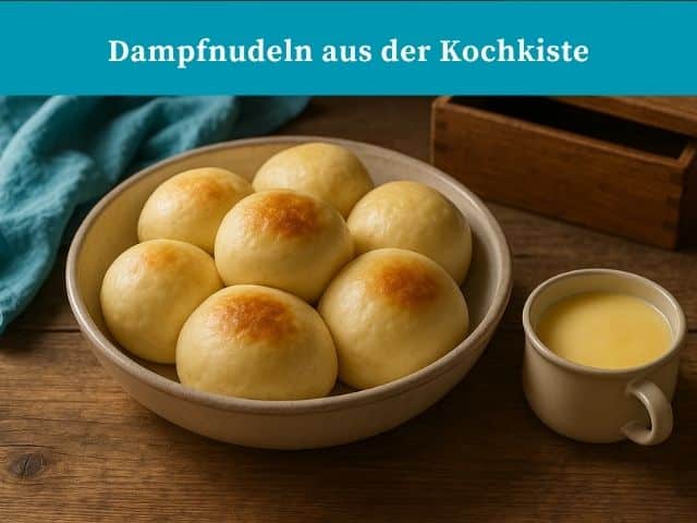 Dampfnudeln aus der Kochkiste