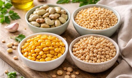 Ackerbohne, Körnererbse, Süßlupine und Sojabohne – Eiweißpflanzen für die Küche im Überblick