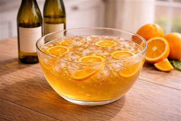 Orangenzauber-Bowle – fruchtige Bowle mit milder Orangennote