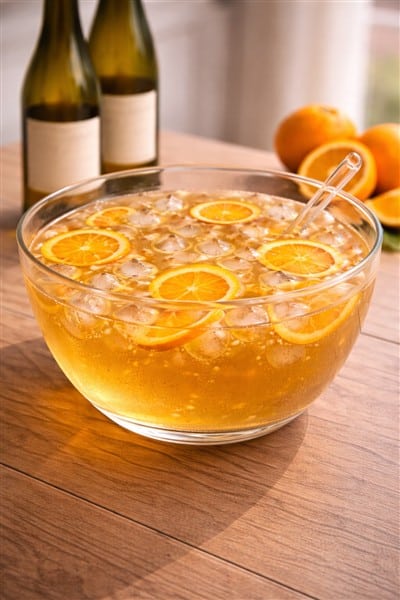 Orangenzauber-Bowle – fruchtige Bowle mit milder Orangennote