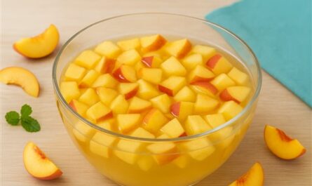 Pfirsichbowle Rezept – klassisch, fruchtig und leicht