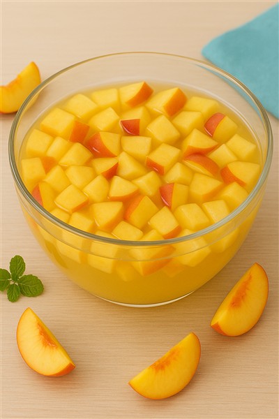 Pfirsichbowle Rezept – klassisch, fruchtig und leicht