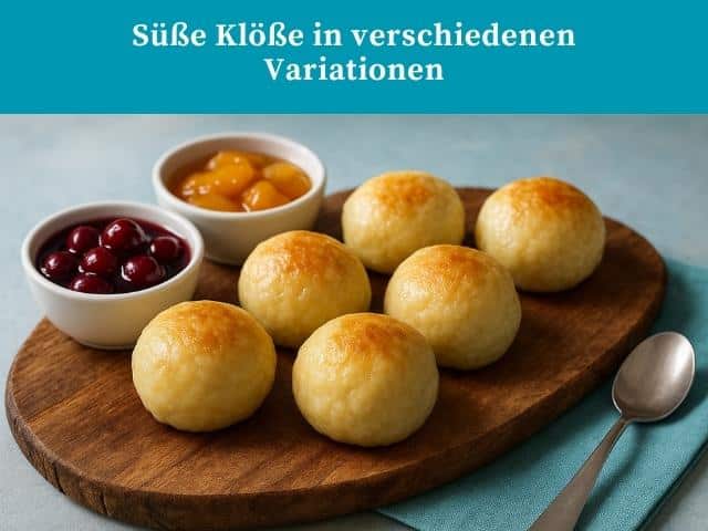 Süße Klöße in verschiedenen Variationen