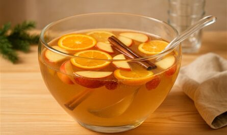 Winterapfel Bowle – aromatisch, frisch und ideal für Silvesterabende