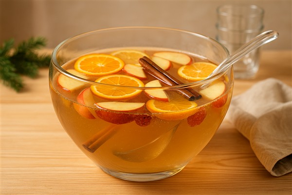 Winterapfel Bowle – aromatisch, frisch und ideal für Silvesterabende