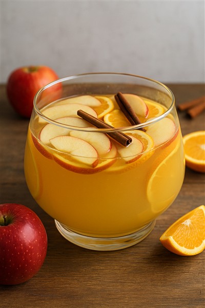 Winterapfel Bowle – aromatisch, frisch und ideal für Silvesterabende