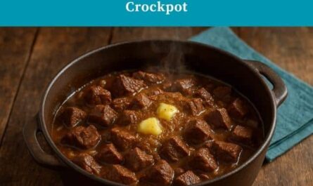 Zwiebelfleisch mit Butter aus dem Crockpot