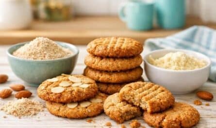 Low-Carb-Kekse aus Haferfasern – knusprig, ballaststoffreich und sehr kohlenhydratarm