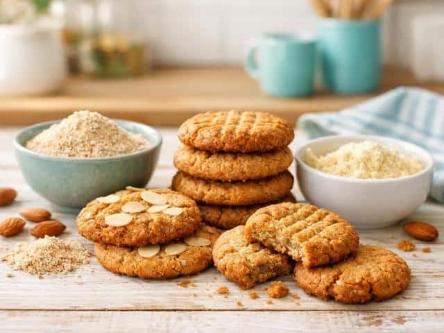 Low-Carb-Kekse aus Haferfasern – knusprig, ballaststoffreich und sehr kohlenhydratarm