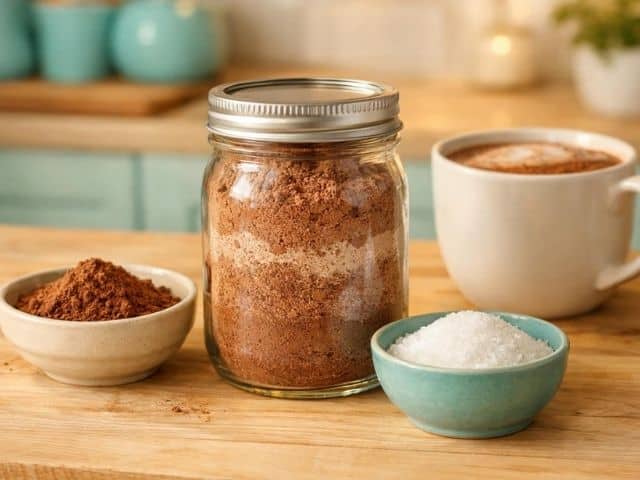 Low-Carb Kakaomischung selber machen – cremiger Kakao ohne Zucker