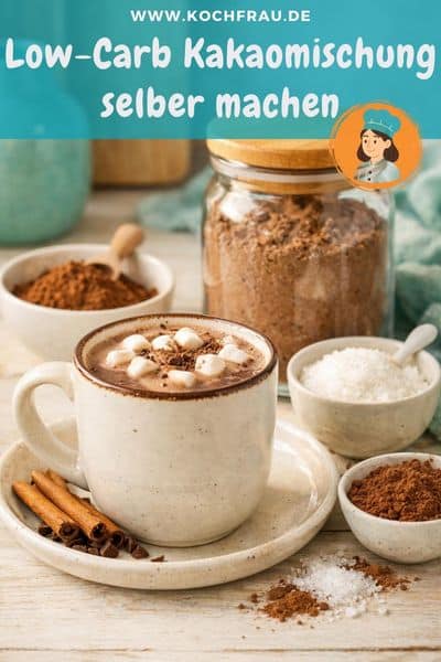 Low-Carb Kakaomischung selber machen – cremiger Kakao ohne Zucker