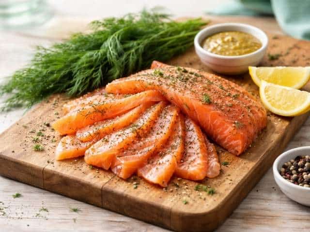 Graved Lachs Low Carb selber machen