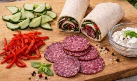 Salami Wrap mit PICK Salami – schneller Wrap ohne Kochen