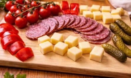 Antipasti Teller mit PICK Salami – schnelle Brotzeit ohne Kochen