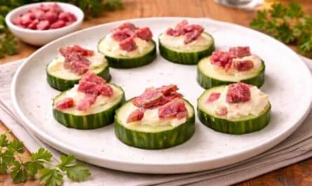 Gurken Salami Snack mit PICK Salami – schneller Snack ohne Kochen