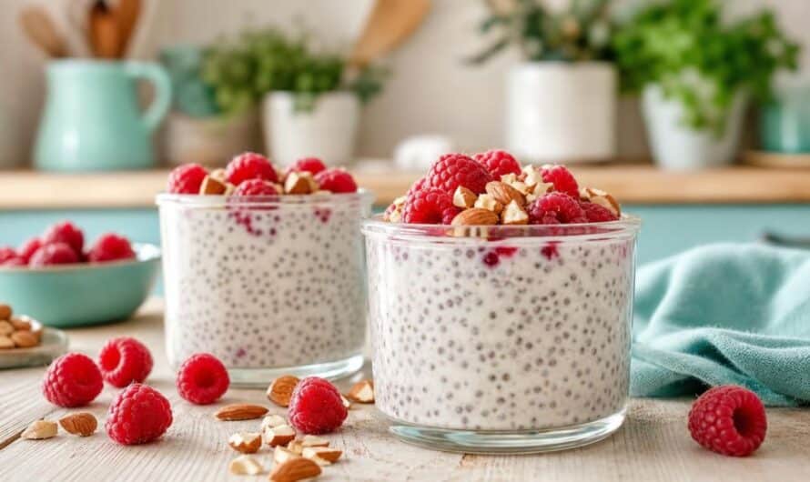 Kefir Chiapudding ohne Zucker – frischer Start im Glas
