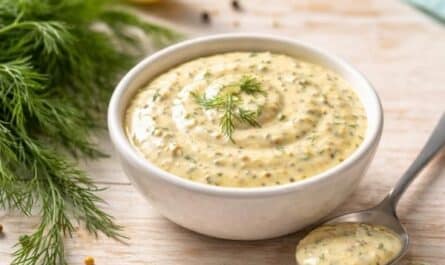 Senf-Dill-Sauce Low Carb selber machen