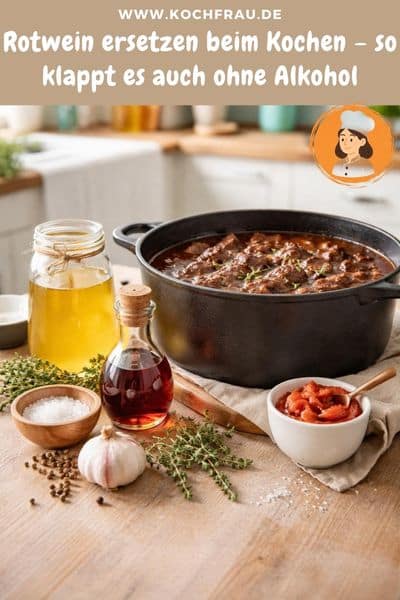 Rotwein ersetzen beim Kochen – so klappt es auch ohne Alkohol