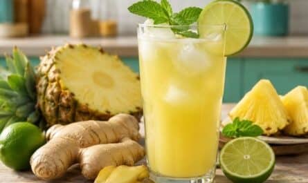 Ingwer-Ananas-Getränk ohne Zucker: mildes Gnamakoudji selber machen