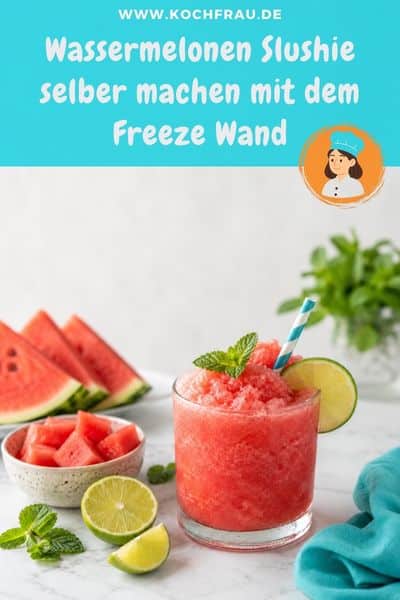 Wassermelonen Slushie selber machen mit dem Freeze Wand