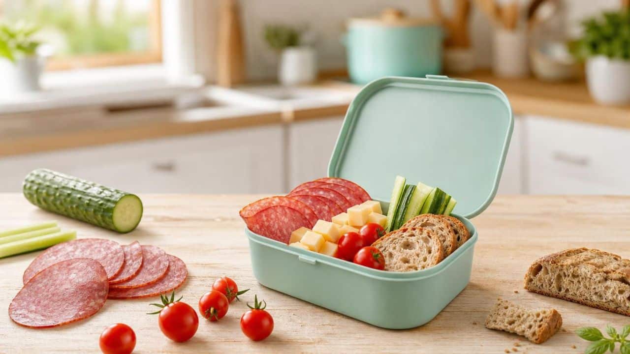 Brotzeitbox mit PICK Salami – schnelle Snackidee für unterwegs