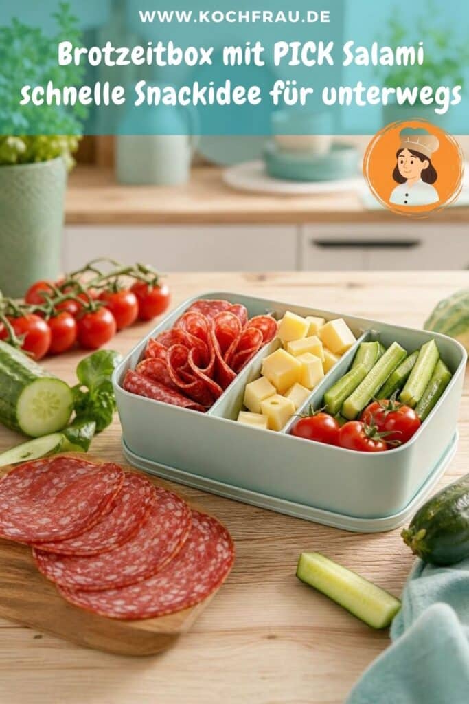 Brotzeitbox mit PICK Salami – schnelle Snackidee für unterwegs
