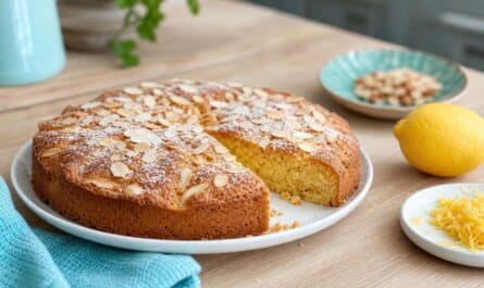Low Carb Mandelkuchen mit Zitrone