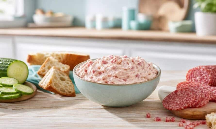Salami Frischkäse Aufstrich mit PICK Salami – schneller Brotaufstrich ohne Kochen